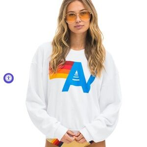 Logo Relaxed Crew Sweatshirt